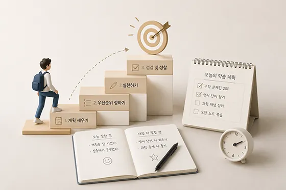 작은 목표부터 단계별로 올라가는 학습 계획